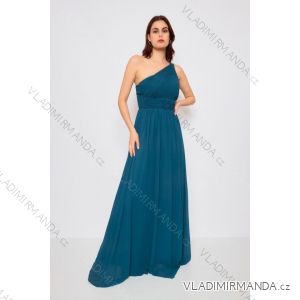 Women's Long Elegant Strapless Party Dress (SL) FRENCH FASHION FMPEL23ELSIE