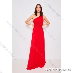 Women's Long Elegant Strapless Party Dress (SL) FRENCH FASHION FMPEL23ELSIE