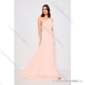 Women's Long Elegant Strapless Party Dress (SL) FRENCH FASHION FMPEL23ELSIE