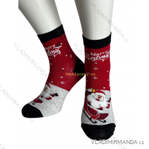 Merry Christmas Men's Socks (41-43, 44-46) POLISH FASHION DPP22224