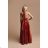 Women's Sleeveless Elegant Party Long Dress (SL) FRENCH FASHION FMPEL24LUCILE