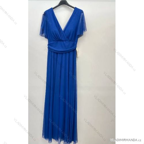 Women's Strapless Long Party Dress (S/M ONE SIZE) ITALIAN FASHION IMPSH245192