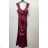 Women's Strapless Satin Long Party Dress (44/46 ONE SIZE) ITALIAN FASHION IMPSH246357XL