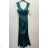 Women's Strapless Satin Long Party Dress (44/46 ONE SIZE) ITALIAN FASHION IMPSH246357XL