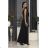 Women's strapless tulle party dress (S/M/L ONE SIZE) ITALIAN FASHION IM923001 black 34