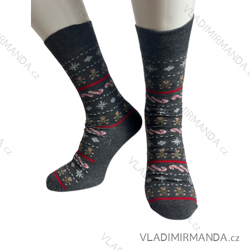 Merry Christmas Men's Socks (42-46) POLISH FASHION DPP24ZUKROVI