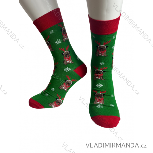 Merry Christmas Men's Socks (41-43,44-46) POLISH FASHION DPP24MOPS