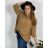 Knitted sweater thin turtleneck long sleeve women (L / XL ONE SIZE) ITALIAN FASHION IMD211110