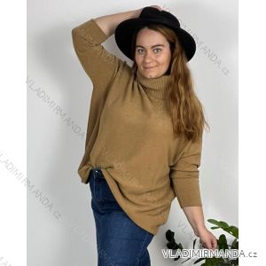 Knitted sweater thin turtleneck long sleeve women (L / XL ONE SIZE) ITALIAN FASHION IMD211110