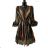 Women's Long Sleeve Summer Dress (S/M ONE SIZE) ITALIAN FASHION IMPES238990 modrá petrolejová S / M