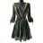 Women's Long Sleeve Summer Dress (S/M ONE SIZE) ITALIAN FASHION IMPES238990 modrá petrolejová S / M