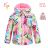 Autumn children's hooded jacket for girls (134-164) KUGO KM9924