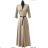 Women's Long Sleeve Summer Dress (S/M ONE SIZE) ITALIAN FASHION IMPES238990 beige S/M/L