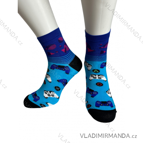 Merry men's socks (42-46) POLISH FASHION DPP21GAME 38-40 blue