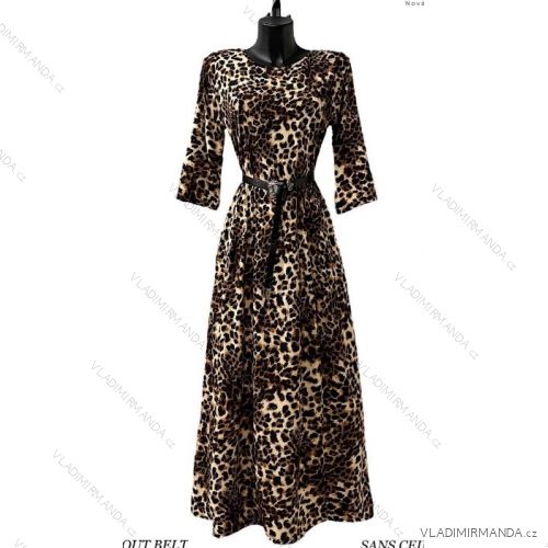 Women's Long Sleeve Summer Dress (S/M ONE SIZE) ITALIAN FASHION IMPES238990