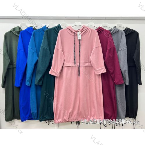 Jacket Extended Slim Long Sleeve Women Plus Size (48/50/52 ONE SIZE) ITALIAN FASHION IM424658