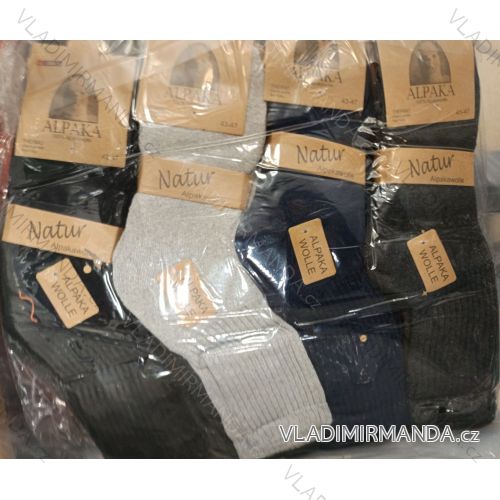 Men's warm alpaca socks (39-43,43-47) LOOKEN LOK24003