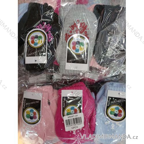 Gloves mittens for children boys and girls (3-8 years) ECHT ECHT24MS67-24