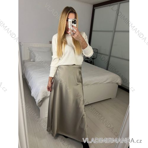 Women's Medium Length Skirt (S/M ONE SIZE) ITALIAN FASHION IMM23HG3154