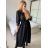 Women's Long Shirt Dress Long Sleeve (S/M/L ONE SIZE) ITALIAN FASHION IMWGS24166