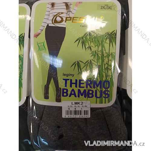 Bamboo warm thermo leggings for women (XL/2XL-2XL/3XL-3XL/4XL) PESAIL PES24LMK2