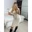 Women's Long Sleeve Knitted Dress (S/M ONE SIZE) FRENCH FASHION FMWT22J51765