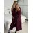 Fleece coat long sleeve zipper hooded women's oversized (XL / 2XLONE SIZE) ITALIAN FASHION IMD211123