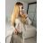 Women's Oversized Knitted Long Sleeve Sweater (S/M ONE SIZE) ITALIAN FASHION IMSN2416125