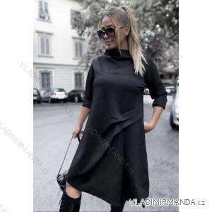 Women's Elegant Long Sleeve Dress (S/M ONE SIZE) ITALIAN FASHION IMPLI2220433lurex