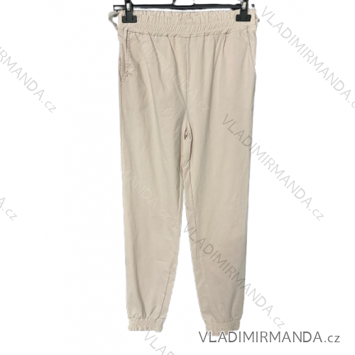 Women's Long Pants (S/M ONE SIZE) ITALIAN FASHION IMPLI228115 S / M beige