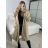 Women's Long Sleeve Hooded Lamb Coat (S/M/L ONE SIZE) ITALIAN FASHION IMWDD24257