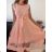 Women's Elegant Summer Sleeveless Dress (S/M/L ONE SIZE) ITALIAN FASHION IM322SIMONE/DR Light Kerosene S/M/L