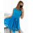 Women's Elegant Summer Sleeveless Dress (S/M/L ONE SIZE) ITALIAN FASHION IM322SIMONE/DR Light Kerosene S/M/L