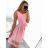 Women's Elegant Summer Sleeveless Dress (S/M/L ONE SIZE) ITALIAN FASHION IM322SIMONE/DR Light Kerosene S/M/L