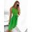 Women's Elegant Summer Sleeveless Dress (S/M/L ONE SIZE) ITALIAN FASHION IM322SIMONE/DR Light Kerosene S/M/L