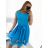 Women's Elegant Summer Sleeveless Dress (S/M/L ONE SIZE) ITALIAN FASHION IM322SIMONE/DR Light Kerosene S/M/L