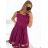 Women's Elegant Summer Sleeveless Dress (S/M/L ONE SIZE) ITALIAN FASHION IM322SIMONE/DR Light Kerosene S/M/L