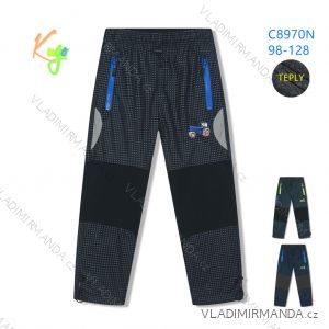 Softshell pants insulated with fleece children's girls and boys (98-128) KUGO HK5058