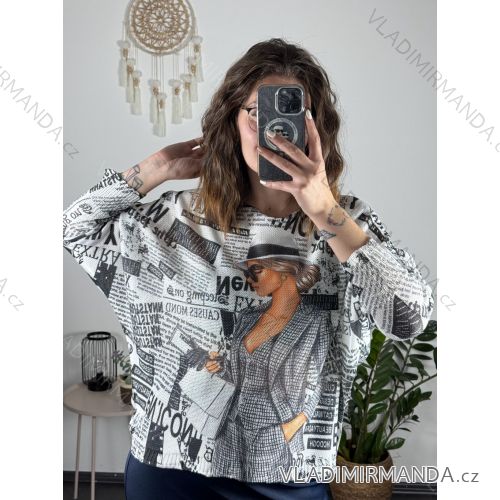 Women's light sweater (uni l / xl) ITALIAN FASHION IMB21452