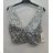 Women's Sleeveless Lace Crop Top (S/M ONE SIZE) ITALIAN FASHION IMPSH233208