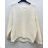 Women's Long Sleeve Knitted Sweater (S/M ONE SIZE) ITALIAN FASHION IMPSH231630