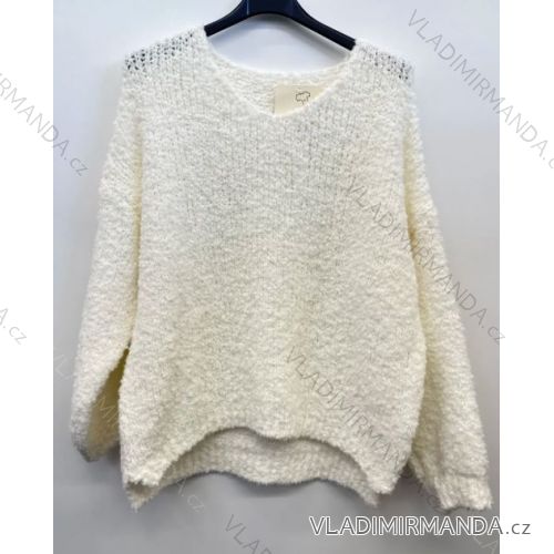 Women's Long Sleeve Knitted Sweater (S/M ONE SIZE) ITALIAN FASHION IMPSH231630