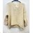 Women's Long Sleeve Knitted Sweater (S/M ONE SIZE) ITALIAN FASHION IMPSH231630