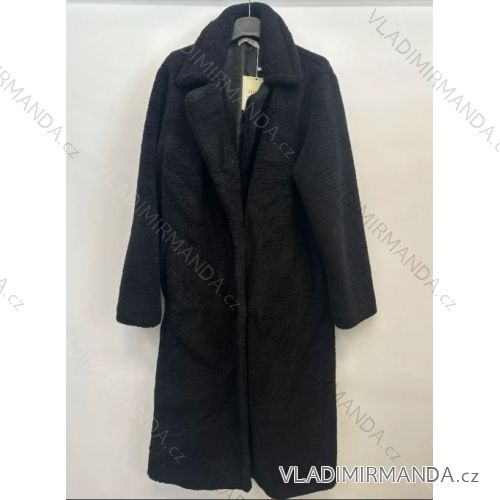 Women's Long Sleeve Teddy Coat (S/M ONE SIZE) ITALIAN FASHION IMPSH2323002