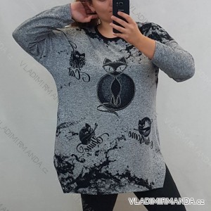 Tunic T-shirt warm long sleeve women's plus size (uni L/XL) Turkish fashion TME24NOVEMBER