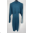 Women's Long Sleeve Dress (S/M ONE SIZE) ITALIAN FASHION IMPBB232L24157 -   modrá petrolejová -   S / M