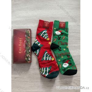 Socks in a Christmas motif gift box (39/43) ECC-1981MC