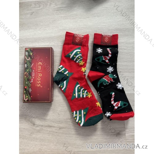 Socks in a Christmas motif gift box (39/43) ECC-1981MC color see photo 39-42