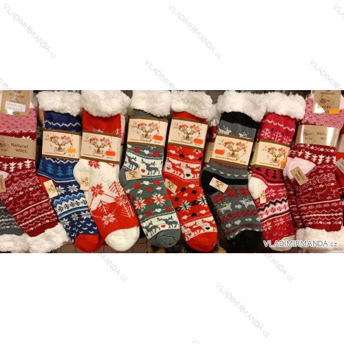 Women's warm Christmas socks (35-38, 39-42) AMZF AMZF24GB-49