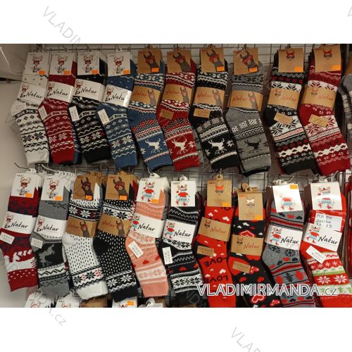 Women's warm wool socks (35-42) AMZF AMZF24PB501